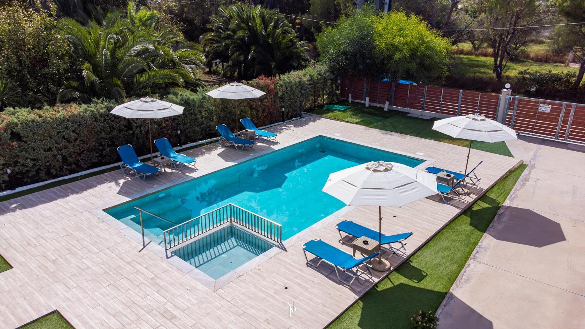 Nancy'S Budget Villa With Pool & Jacuzzi By "Elite" 拉加纳斯 外观 照片